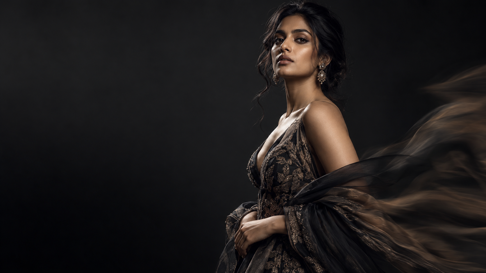 Fashion editorial portrait